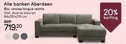 Leen Bakker Hoekbank Aberdeen chaise longue rechts aanbieding