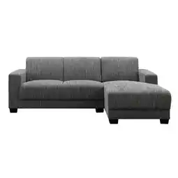 Leen Bakker Hoekbank Aberdeen rechts - stof - grijs aanbieding