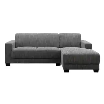 Leen Bakker Hoekbank Aberdeen rechts - stof - grijs aanbieding