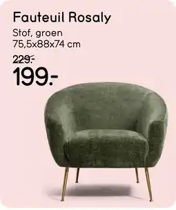 Leen Bakker Fauteuil Rosaly aanbieding