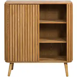 Leen Bakker Wandkast Patrick - naturel - 100x90x40 cm aanbieding