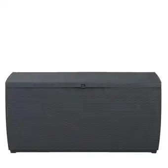 Leen Bakker Opbergbox Capri 302L - antraciet/grijs - 123x53,5x57 cm aanbieding