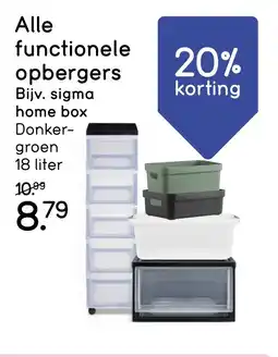 Leen Bakker Sigma home box aanbieding