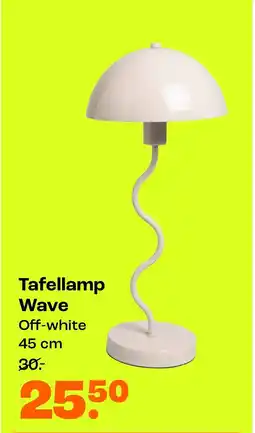 Kwantum Tafellamp Wave aanbieding