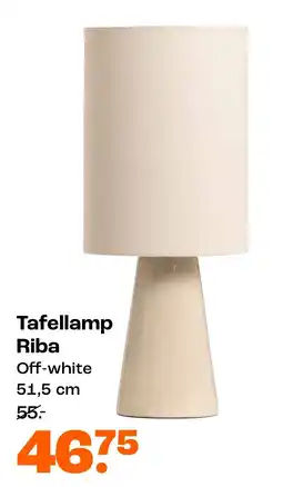 Kwantum Tafellamp Riba aanbieding