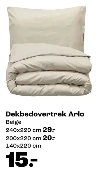 Kwantum Dekbedovertrek Arlo aanbieding