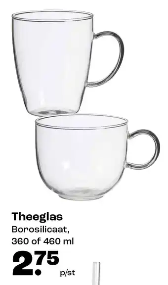 Kwantum Theeglas aanbieding