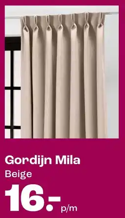 Kwantum Gordijn Mila aanbieding