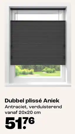 Kwantum Dubbel Plissé Aniek aanbieding