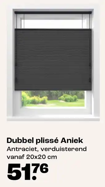 Kwantum Dubbel Plissé Aniek aanbieding