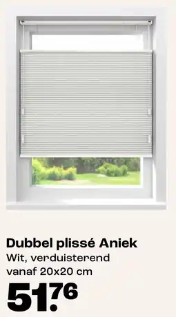 Kwantum Dubbel Plissé Aniek aanbieding