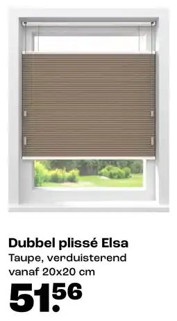 Kwantum Dubbel Plissé Elsa aanbieding