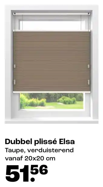 Kwantum Dubbel Plissé Elsa aanbieding