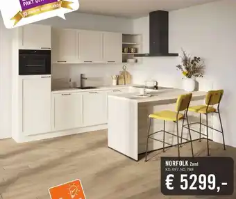Keukendepot NORFOLK Zand aanbieding