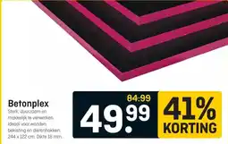 Hubo Betonplex aanbieding