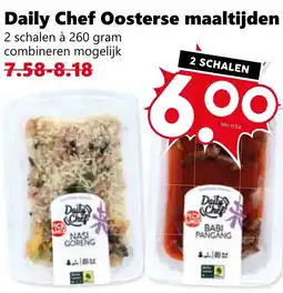CoopCompact Daily Chef Oosterse maaltijden aanbieding
