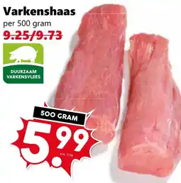 CoopCompact Varkenshaas aanbieding