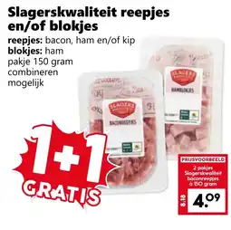 CoopCompact Slagerskwaliteit reepjes en/of blokjes aanbieding