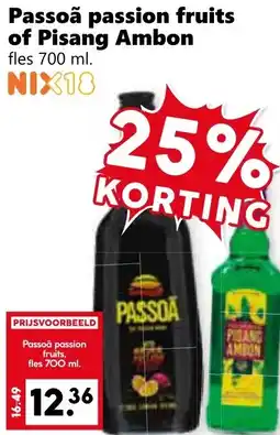 CoopCompact Passoã passion fruits of Pisang Ambon aanbieding