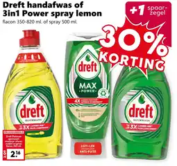 CoopCompact Dreft handafwas of 3in1 Power spray lemon aanbieding