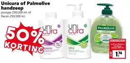CoopCompact Unicura of Palmolive handzeep aanbieding
