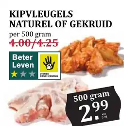 CoopCompact KIPVLEUGELS NATUREL OF GEKRUID aanbieding