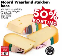 Coop Noord Waarland stukken kaas aanbieding