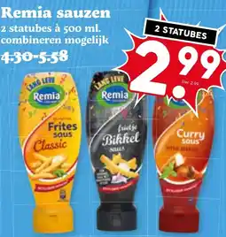 Coop Remia sauzen aanbieding