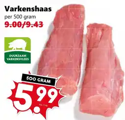 Coop Varkenshaas aanbieding