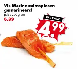 Coop Vis Marine zalmspiesen gemarineerd aanbieding