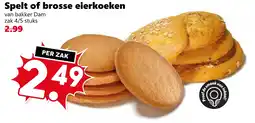 Coop Spelt of brosse eierkoeken aanbieding