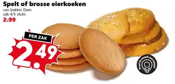 Coop Spelt of brosse eierkoeken aanbieding