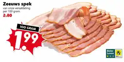 Coop Zeeuws spek aanbieding
