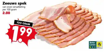 Coop Zeeuws spek aanbieding