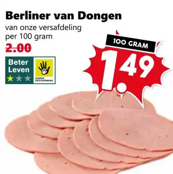 Coop Berliner van Dongen aanbieding
