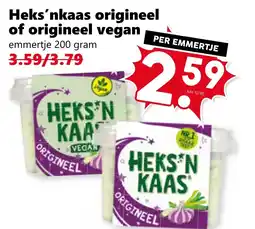Coop Heks'nkaas origineel of origineel veqan aanbieding