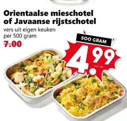 Coop Orientaalse mieschotel of Javaanse rijstschotel aanbieding
