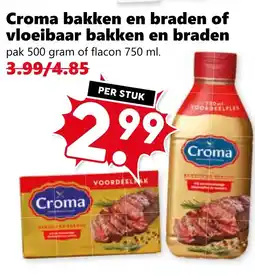 Coop Croma bakken en braden of vloeibaar bakken en braden aanbieding