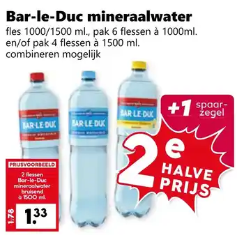 Coop Bar-le-Duc mineraalwater aanbieding