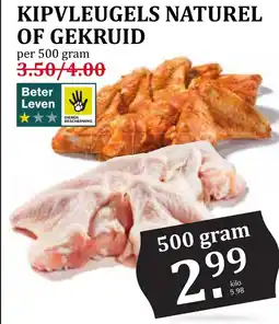 Coop KIPVLEUGELS NATUREL OF GEKRUID aanbieding