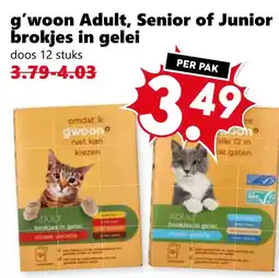 Coop g'woon Adult, Senior of Junior brokies in gelei aanbieding