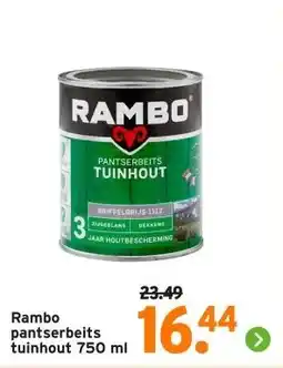 GAMMA Rambo pantserbeits tuinhout aanbieding