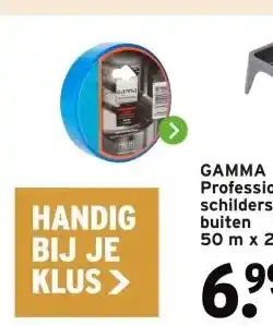 GAMMA GAMMA Professional schilderstape buiten aanbieding