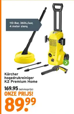 GAMMA Kärcher hogedrukreiniger K2 Premium Home aanbieding