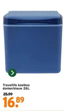 GAMMA Travellife koelbox donkerblauw aanbieding