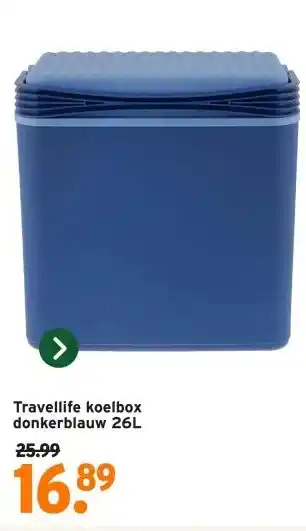 GAMMA Travellife koelbox donkerblauw aanbieding