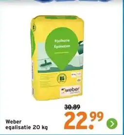 GAMMA Weber egalisatie aanbieding