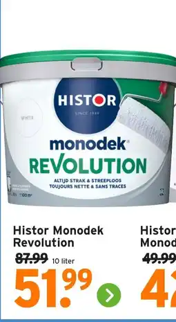 GAMMA Histor Monodek Revolution aanbieding