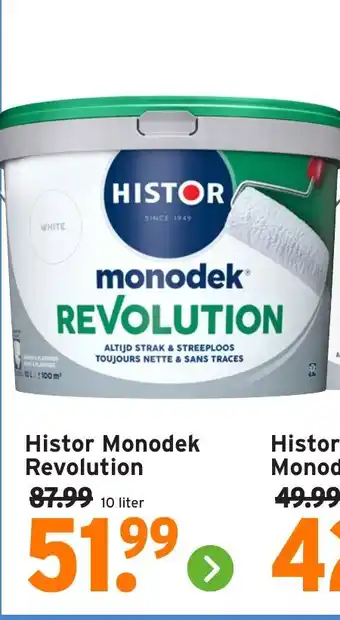 GAMMA Histor Monodek Revolution aanbieding