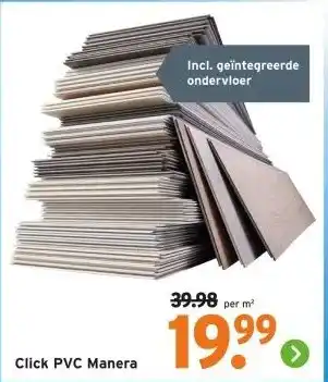 GAMMA Click PVC Manera aanbieding